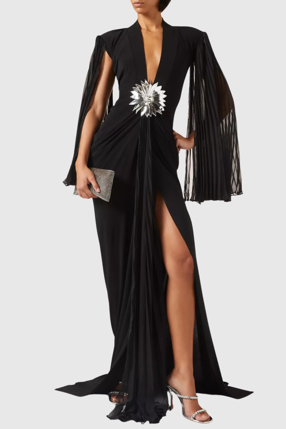 Kimia Floral Embellished Maxi Dress
