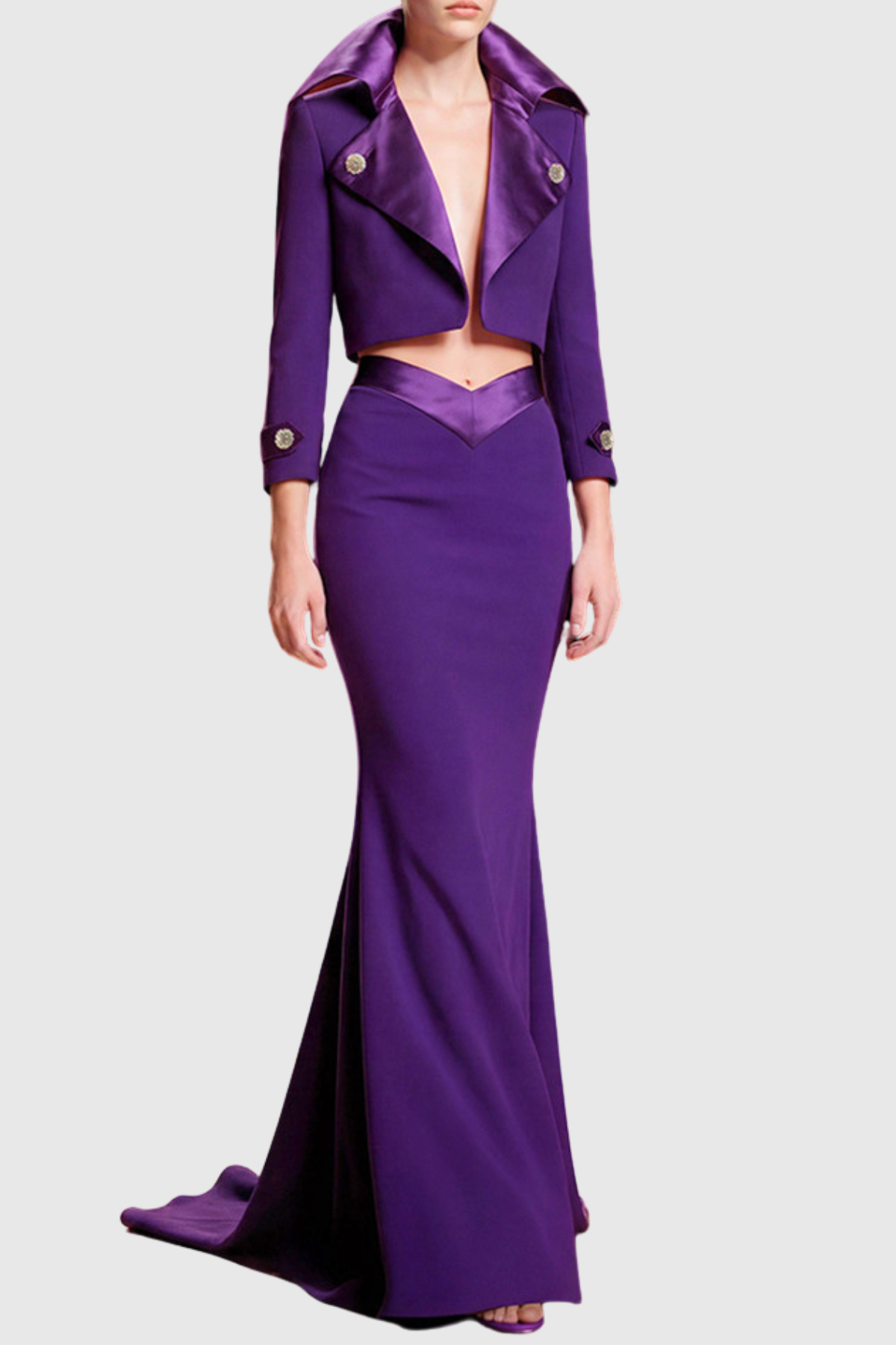Knoxa Jacket & Maxi Skirt Set