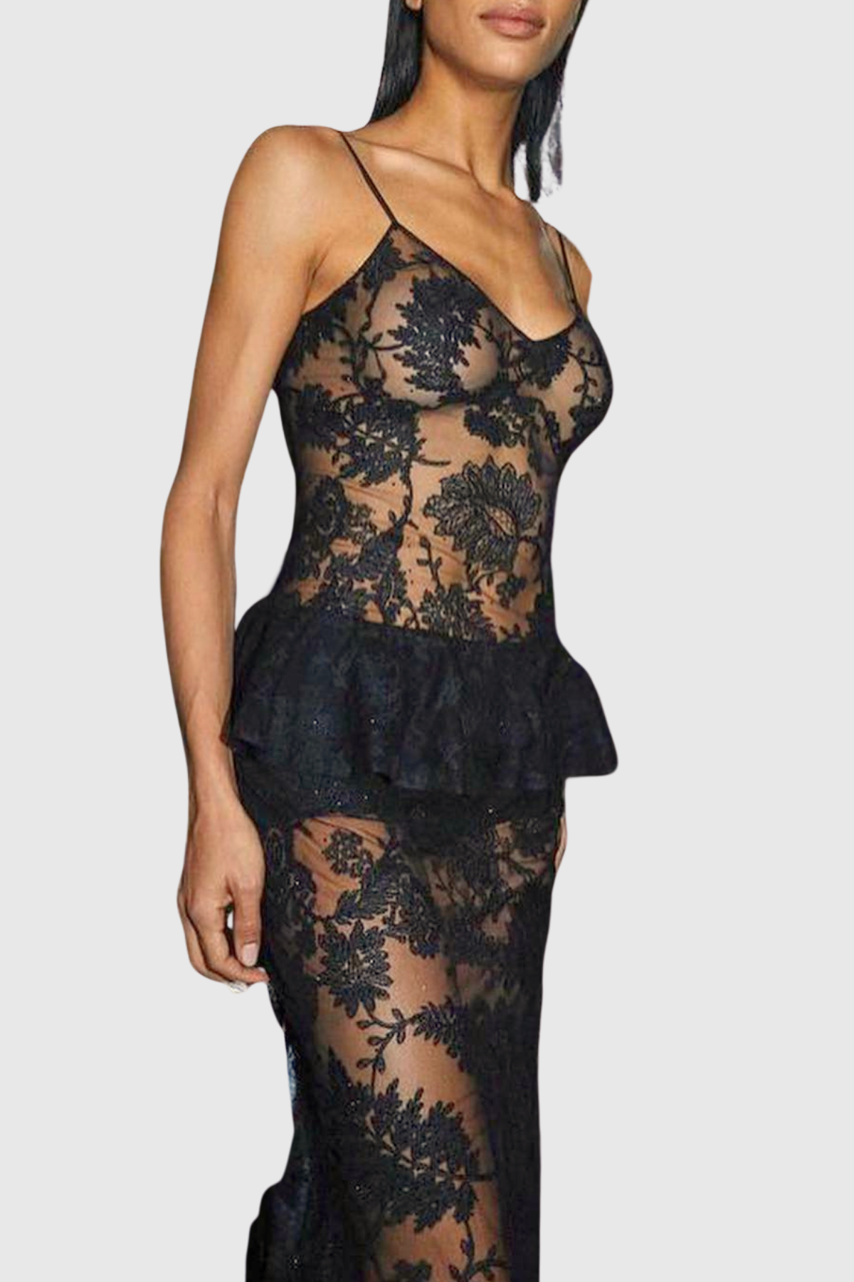 Knute Floral Lace Maxi Dress