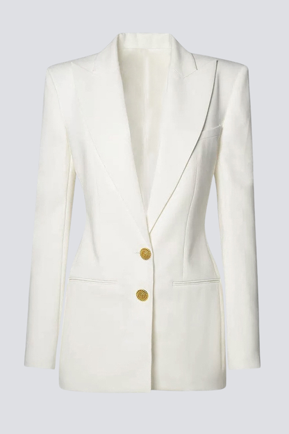 Koae 2-buttoned Blazer - White