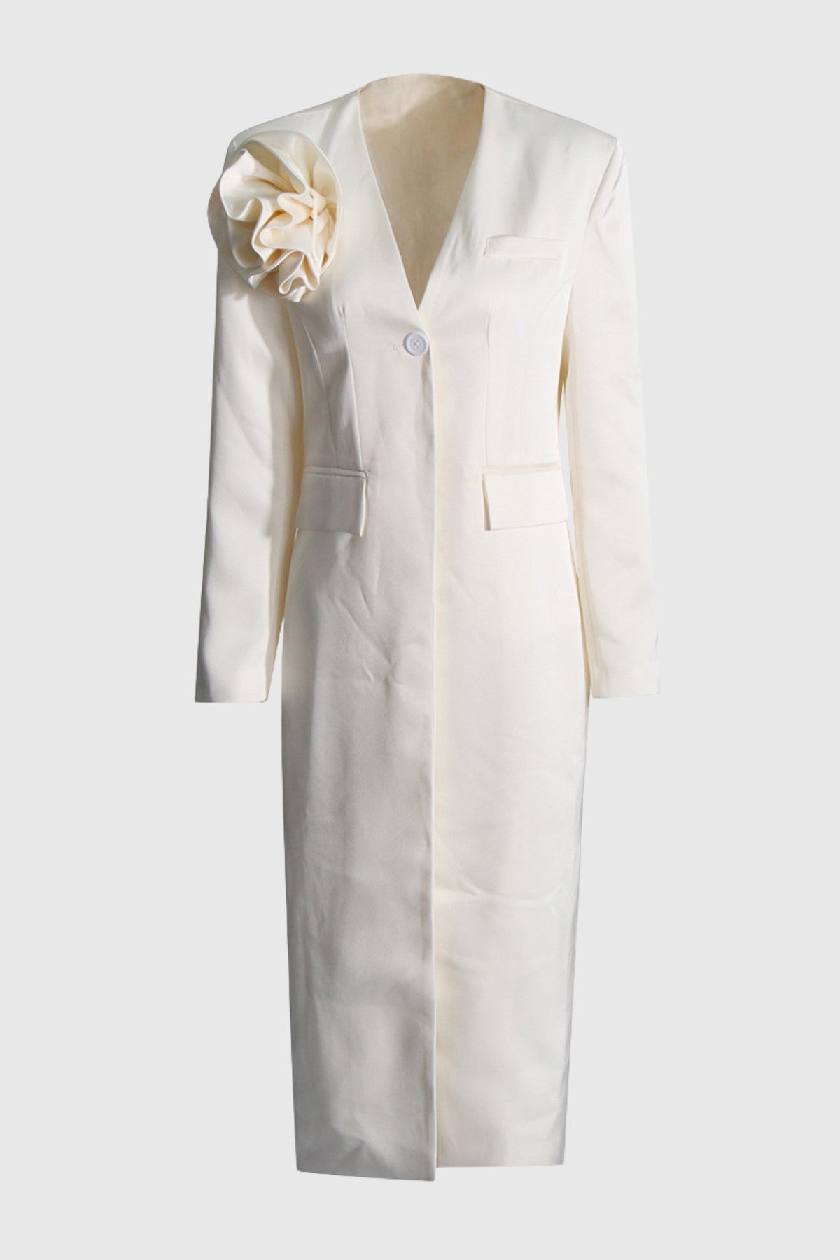 Kolea  Floral Appliqué Coat