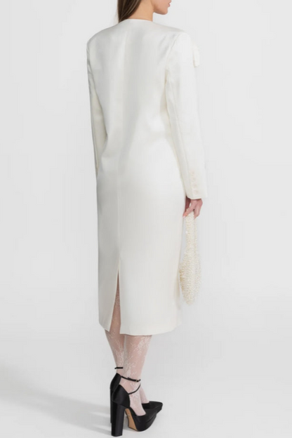 Kolea  Floral Appliqué Coat