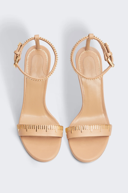 Kormla  Measuring Tape Sandals - Beige
