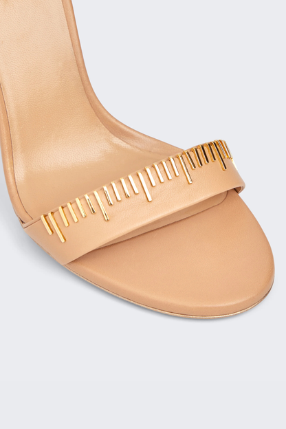 Kormla  Measuring Tape Sandals - Beige