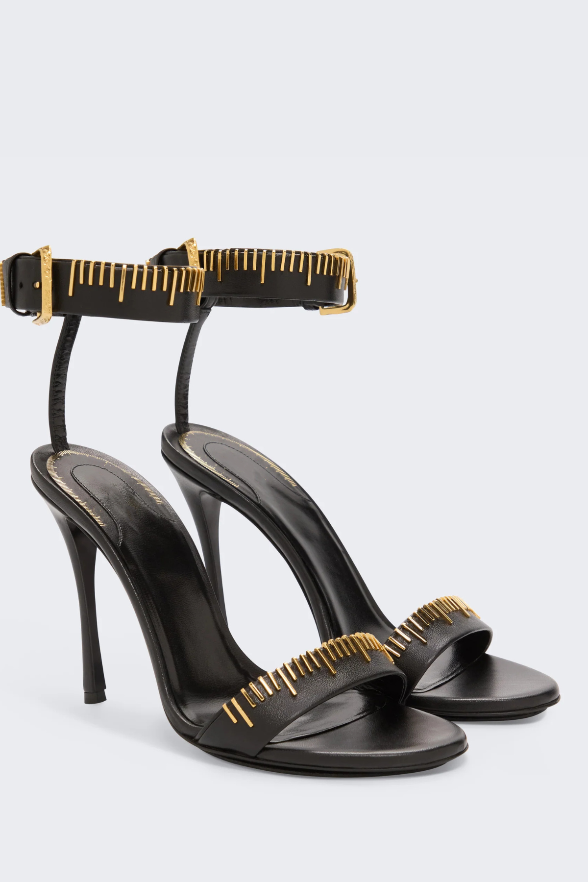 Kormla  Measuring Tape Sandals - Black