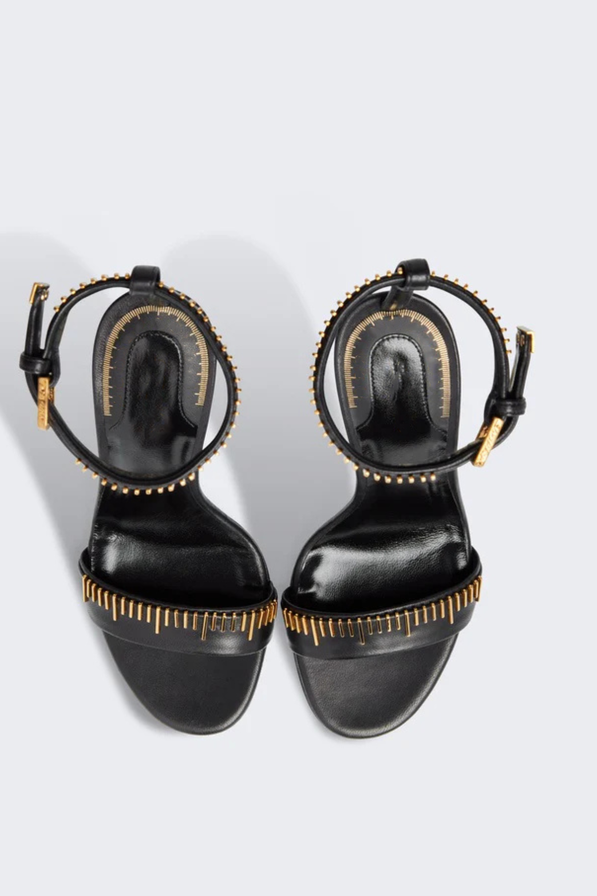 Kormla  Measuring Tape Sandals - Black