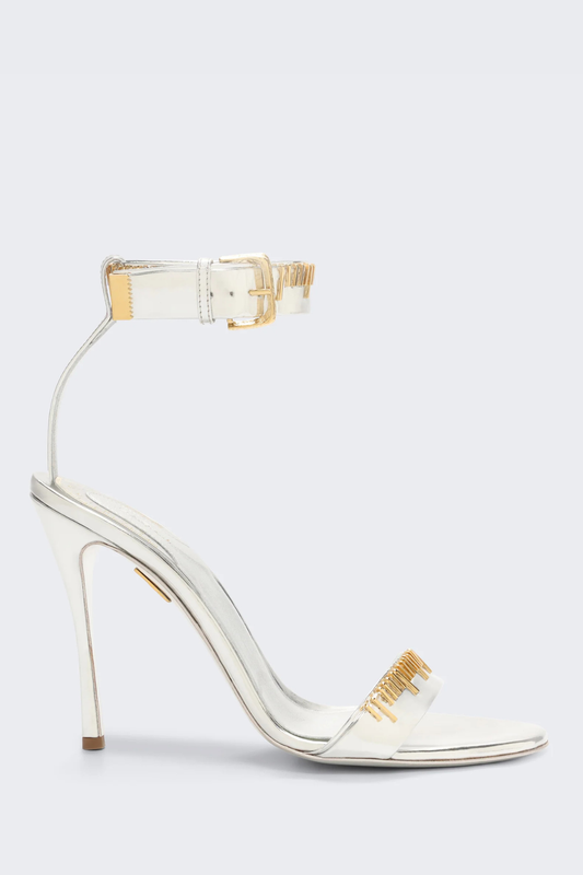 Kormla  Measuring Tape Sandals - Silver