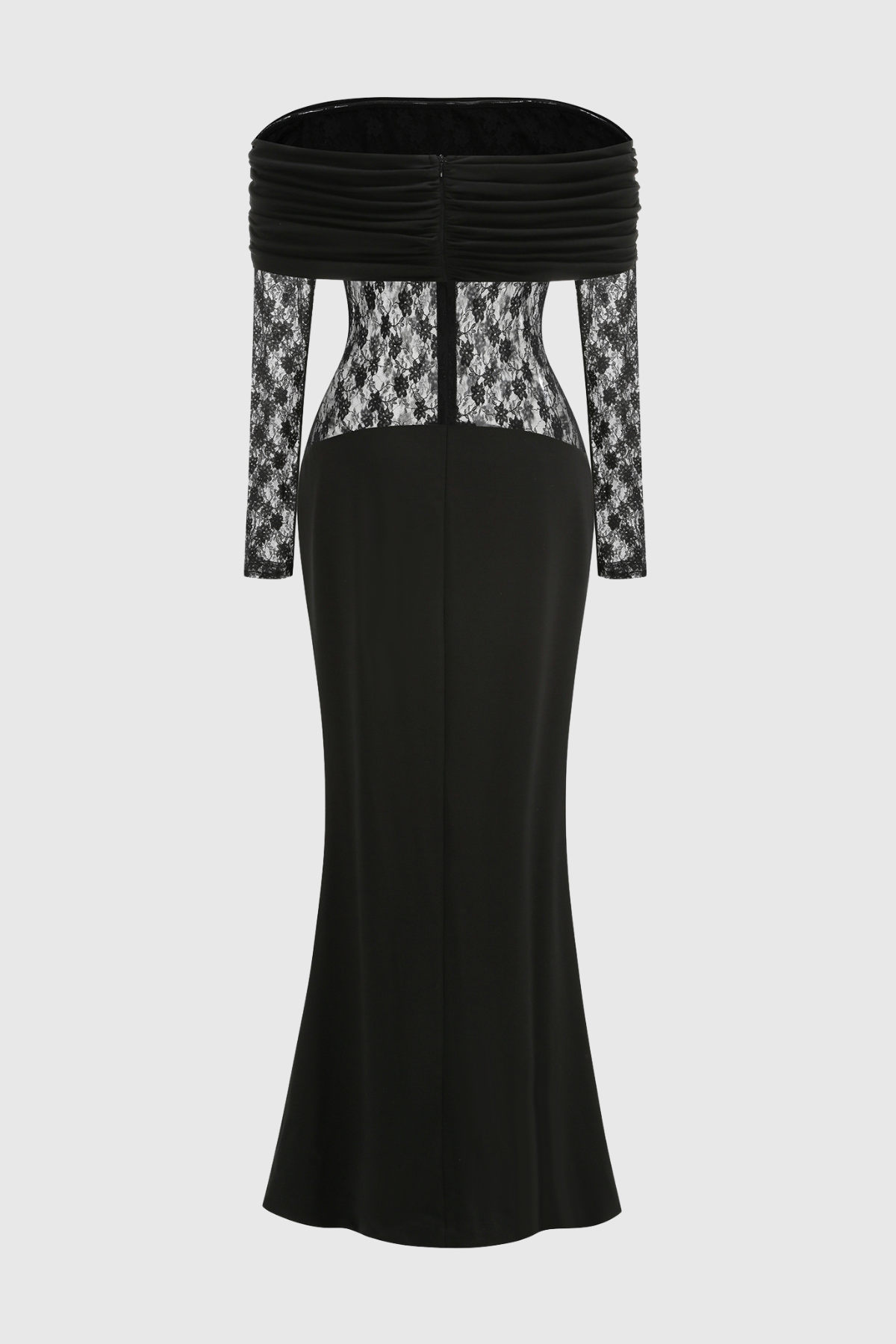 Kpucine Off Shoulder Floral Lace Maxi Dress