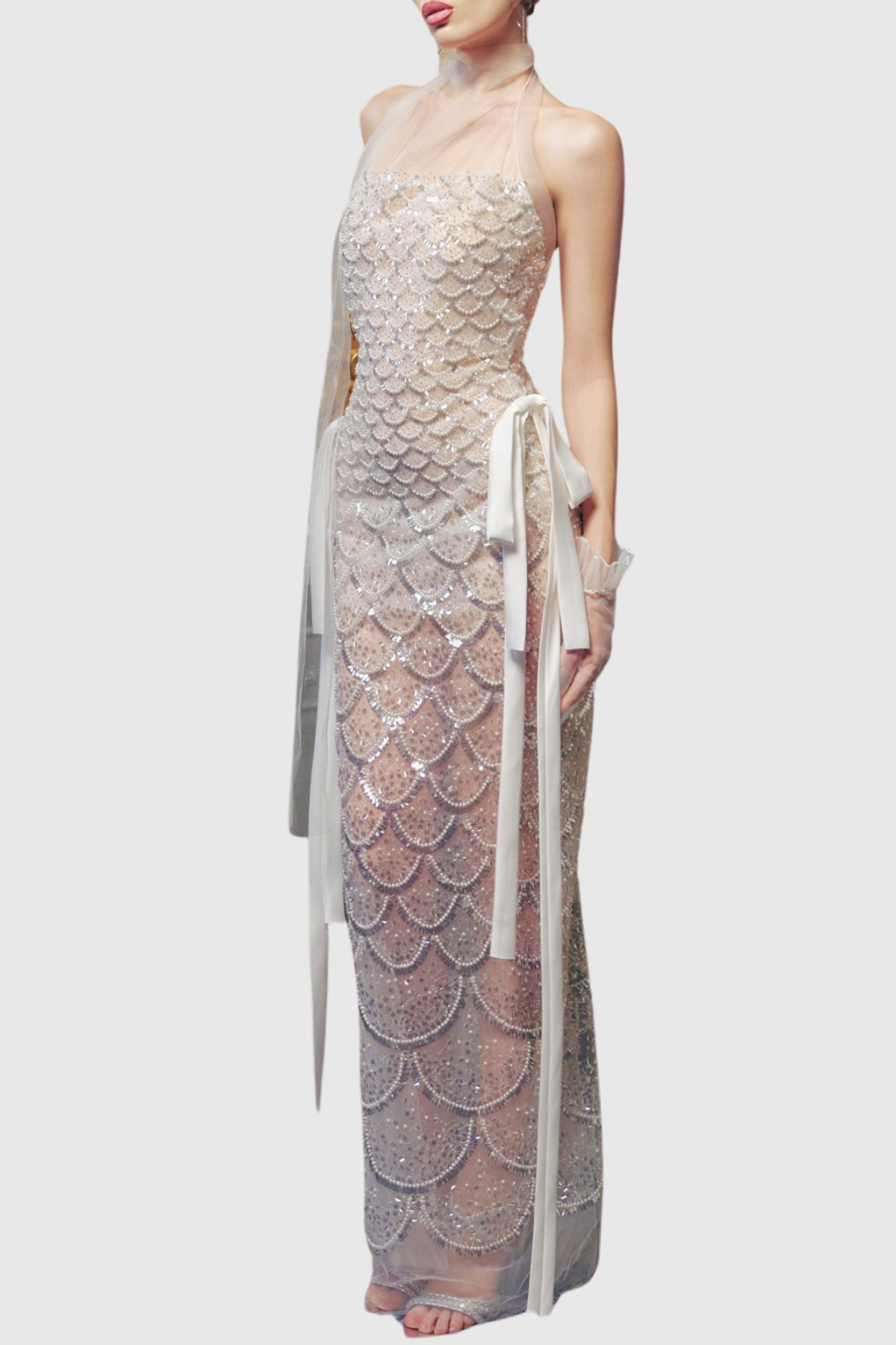 Krasava Strapless Sequin Maxi Dress