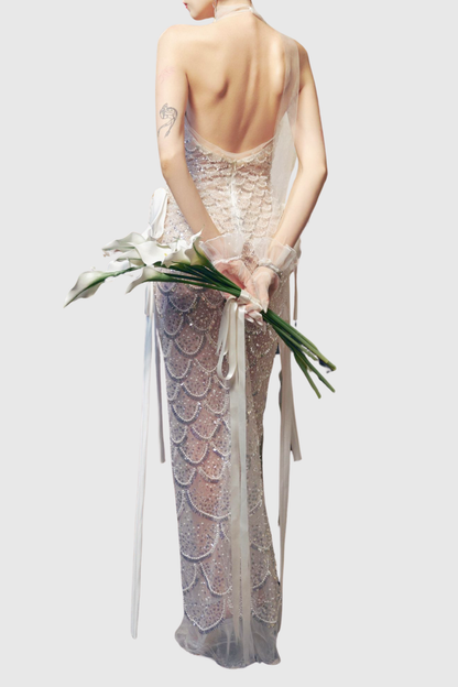Krasava Strapless Sequin Maxi Dress