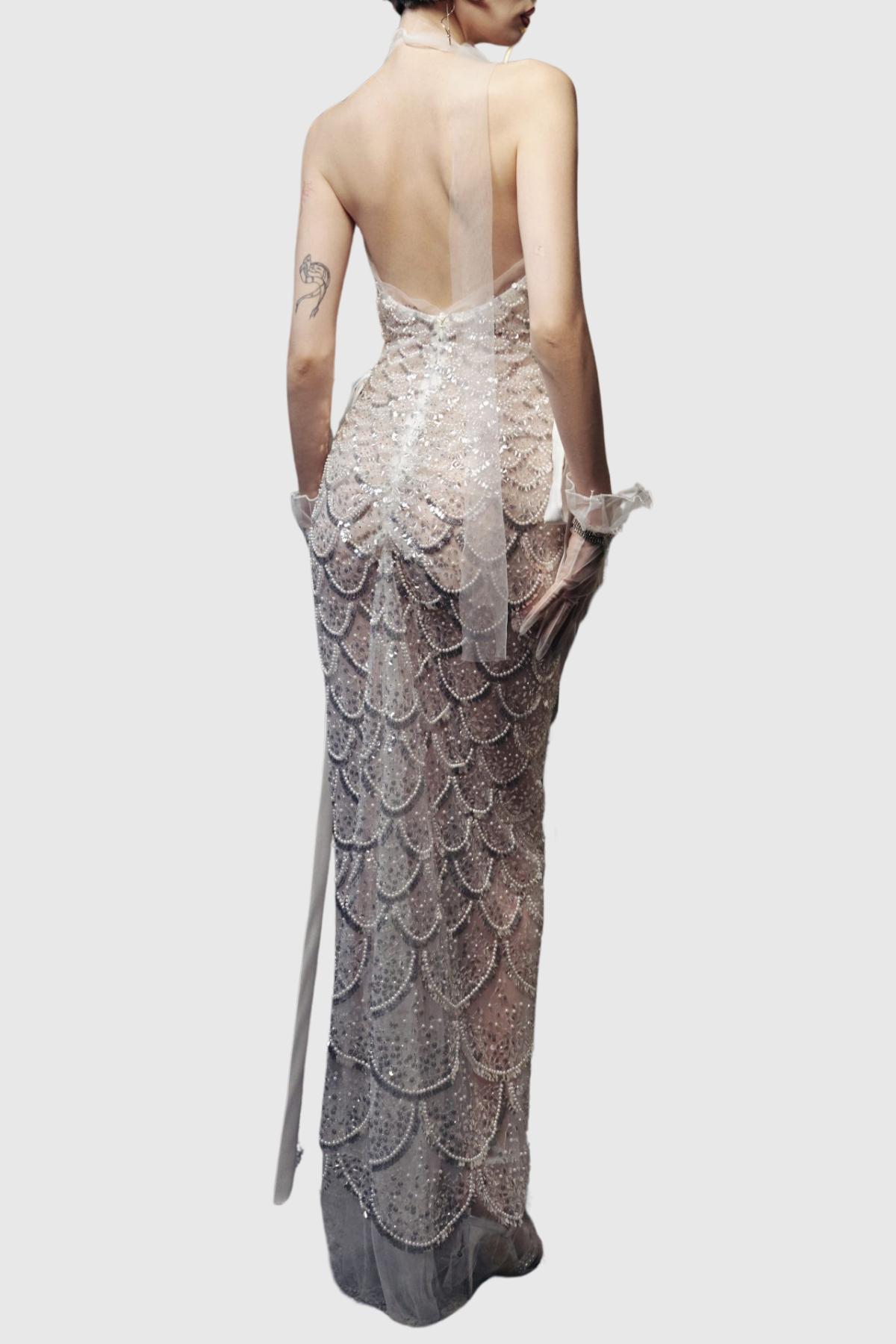 Krasava Strapless Sequin Maxi Dress