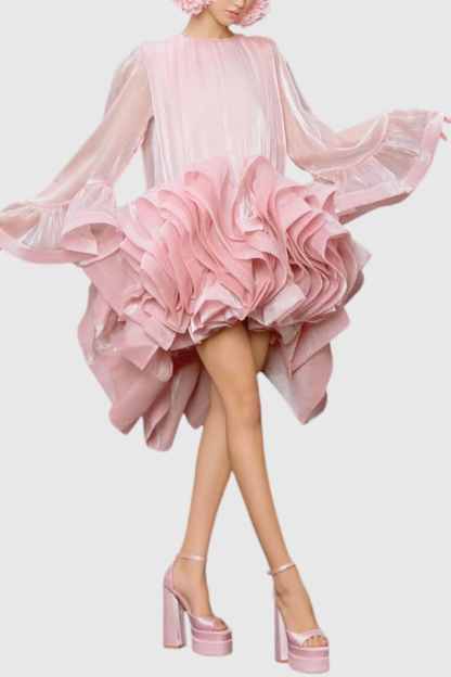 Kristina Tiered Ruffled Mini Dress