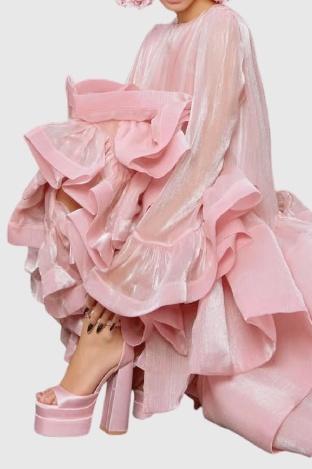 Kristina Tiered Ruffled Mini Dress