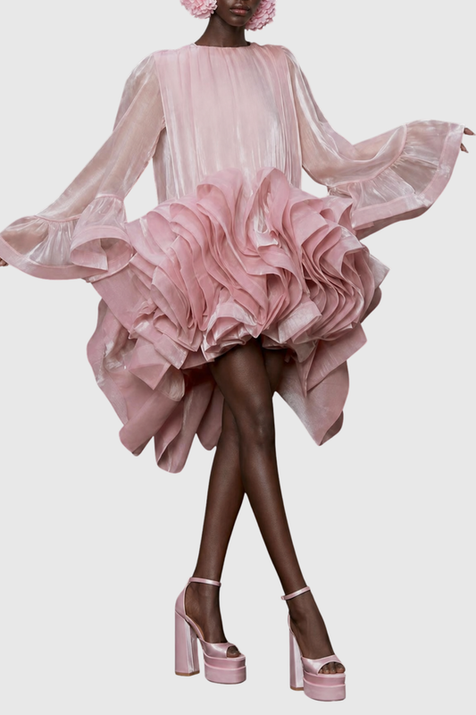 Kristina Tiered Ruffled Mini Dress
