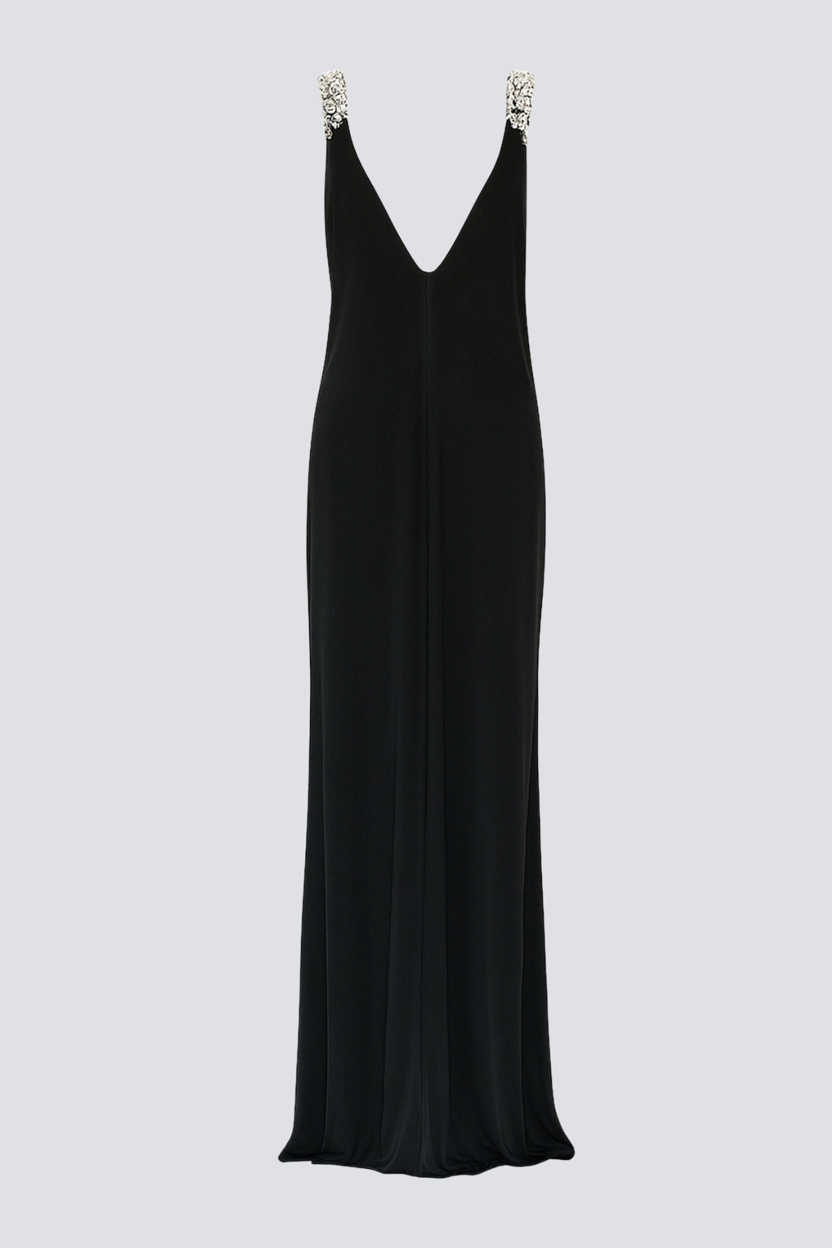 Kuba V-neck Crystal Embellished Maxi Dress