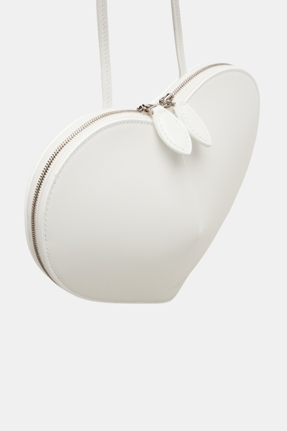 Kyaia Heart Leather Shoulder Bag - White