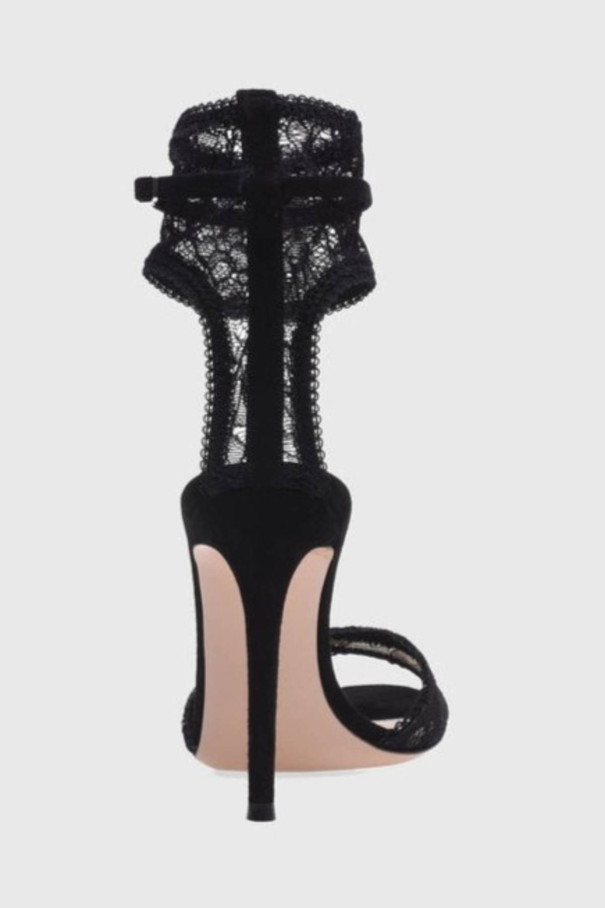 Lagoma Lace Strap Sandals - Black