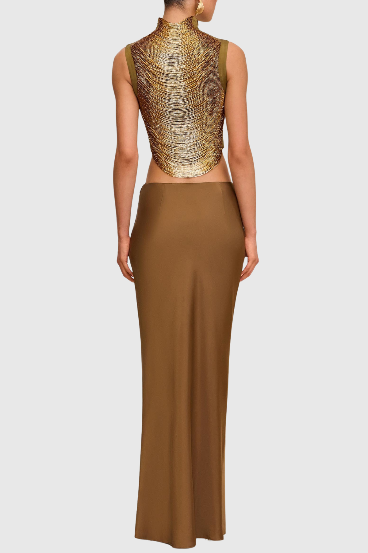 Laikla Fringe Sleeveless Top - Gold