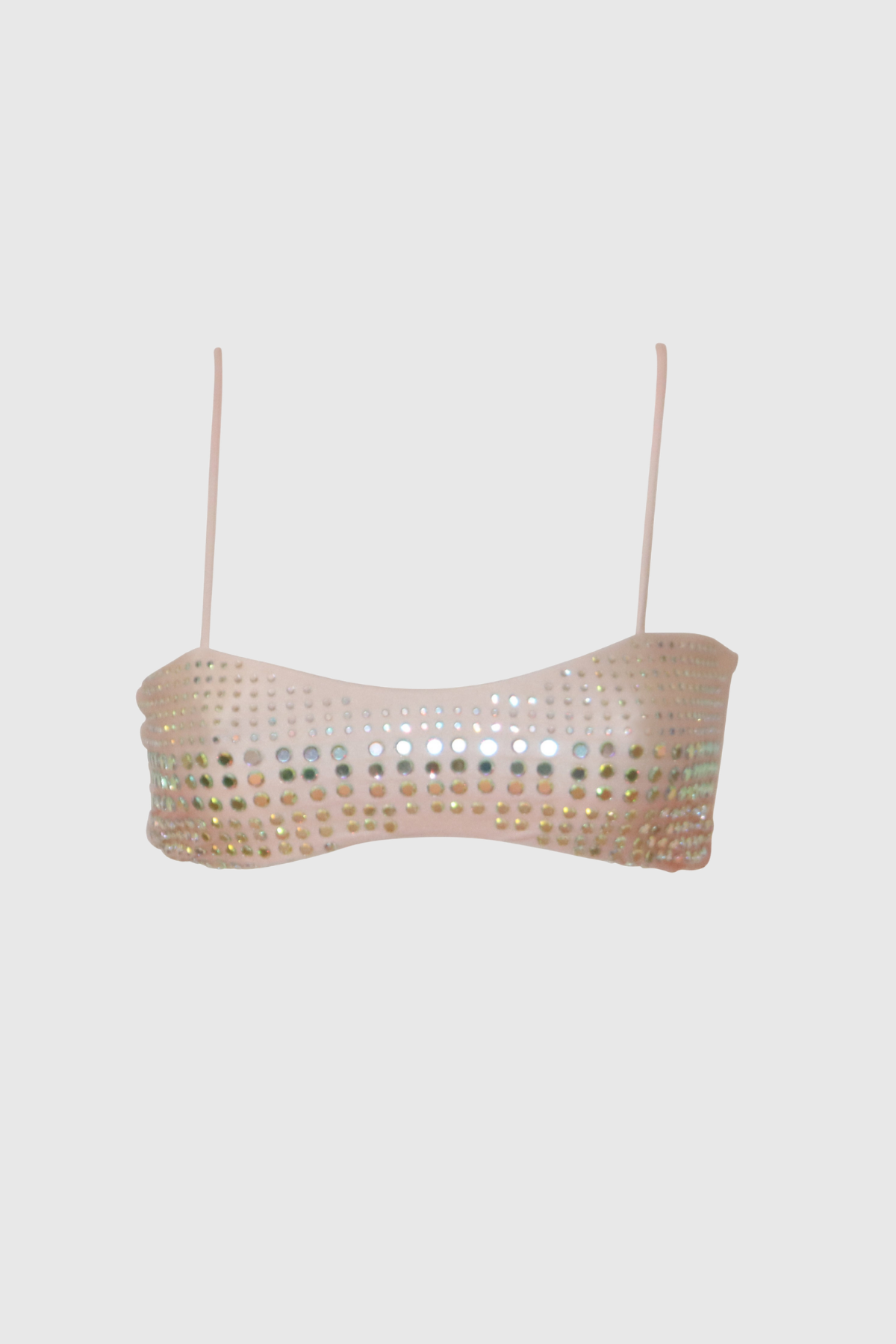 Lambo Studded Bikini - Nude