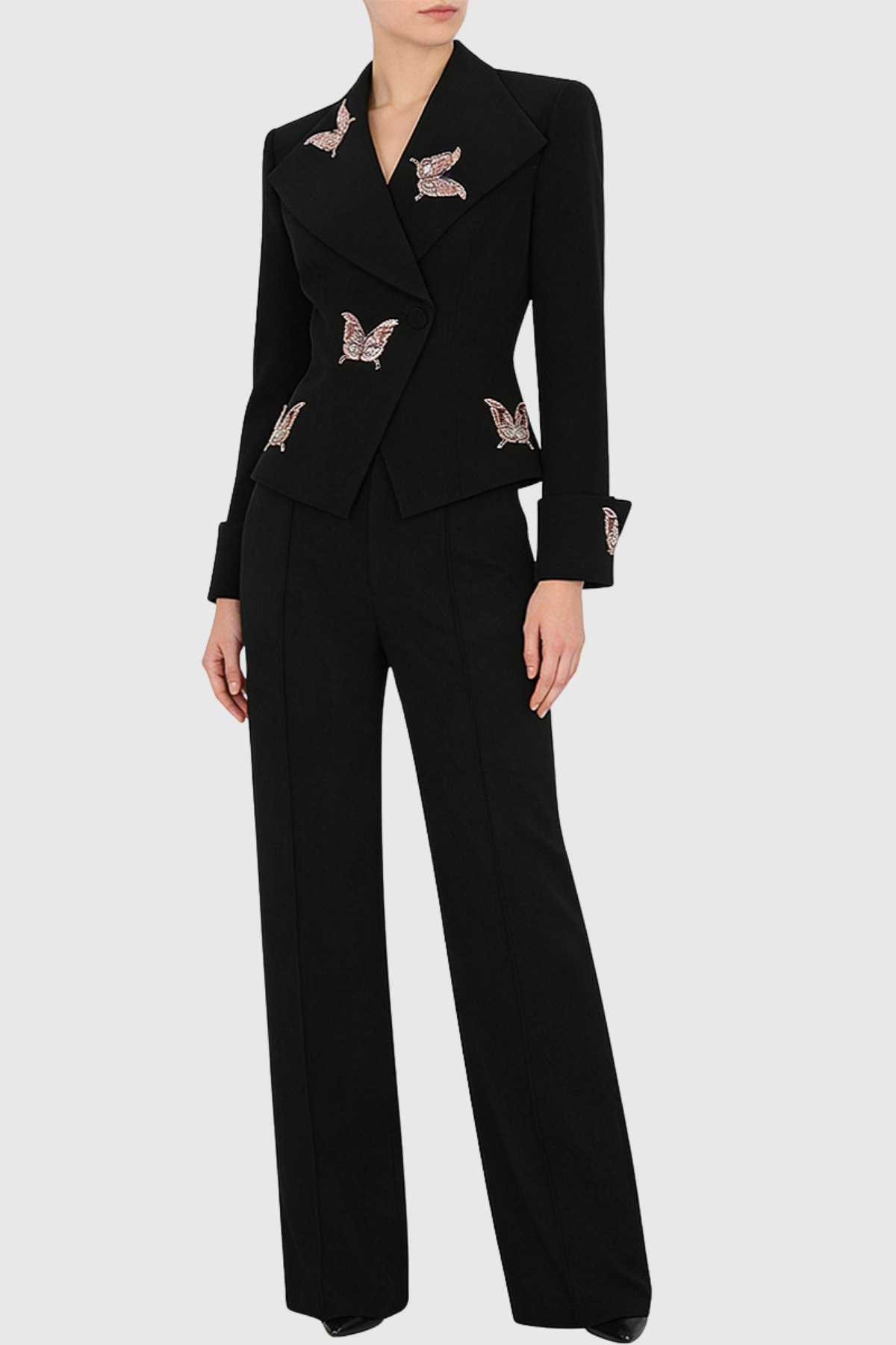 Lanca Butterfly Embroidered Blazer