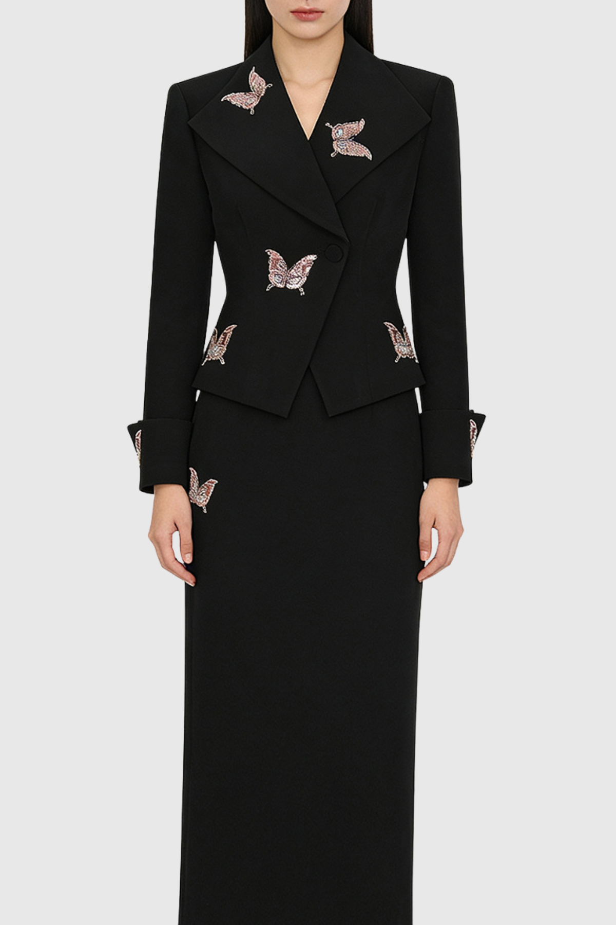 Lanca Butterfly Embroidered Blazer