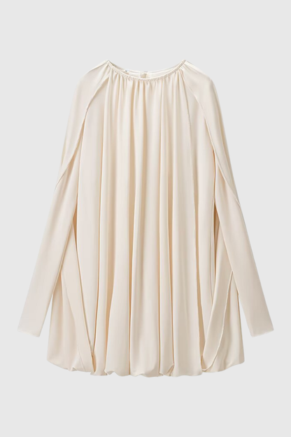 Larly Shawl Ruched Mini Dress