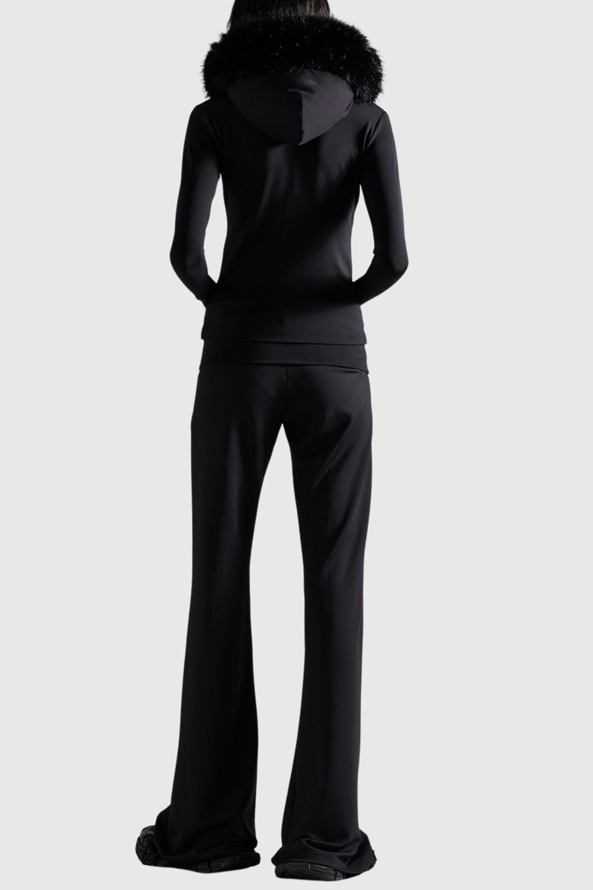Laszlo Faux Fur Zip-up Hoddie