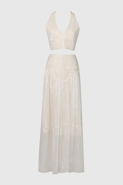 Lauran Halter Top & Maxi Skirt Set