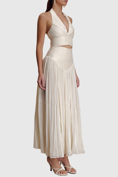 Lauran Halter Top & Maxi Skirt Set