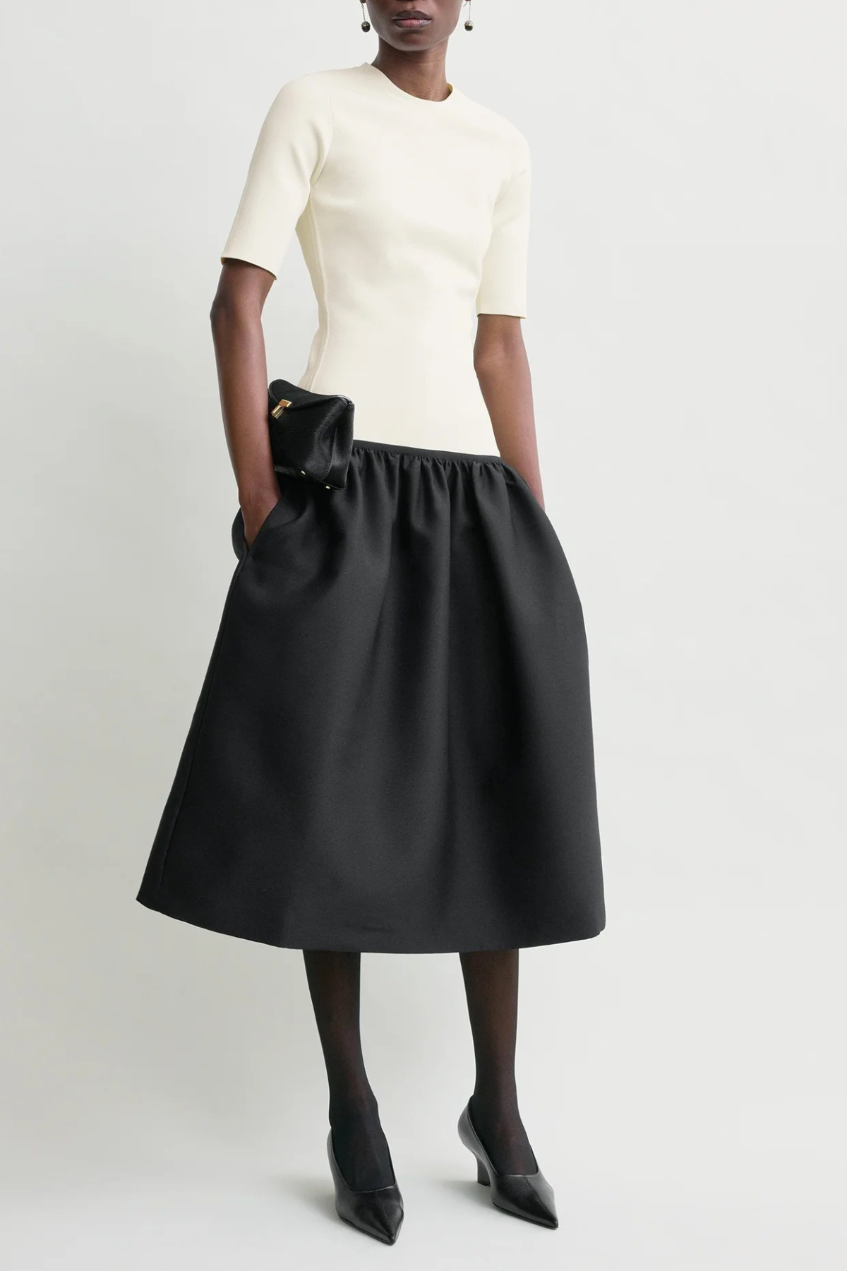 Laylie Contrast Midi Dress