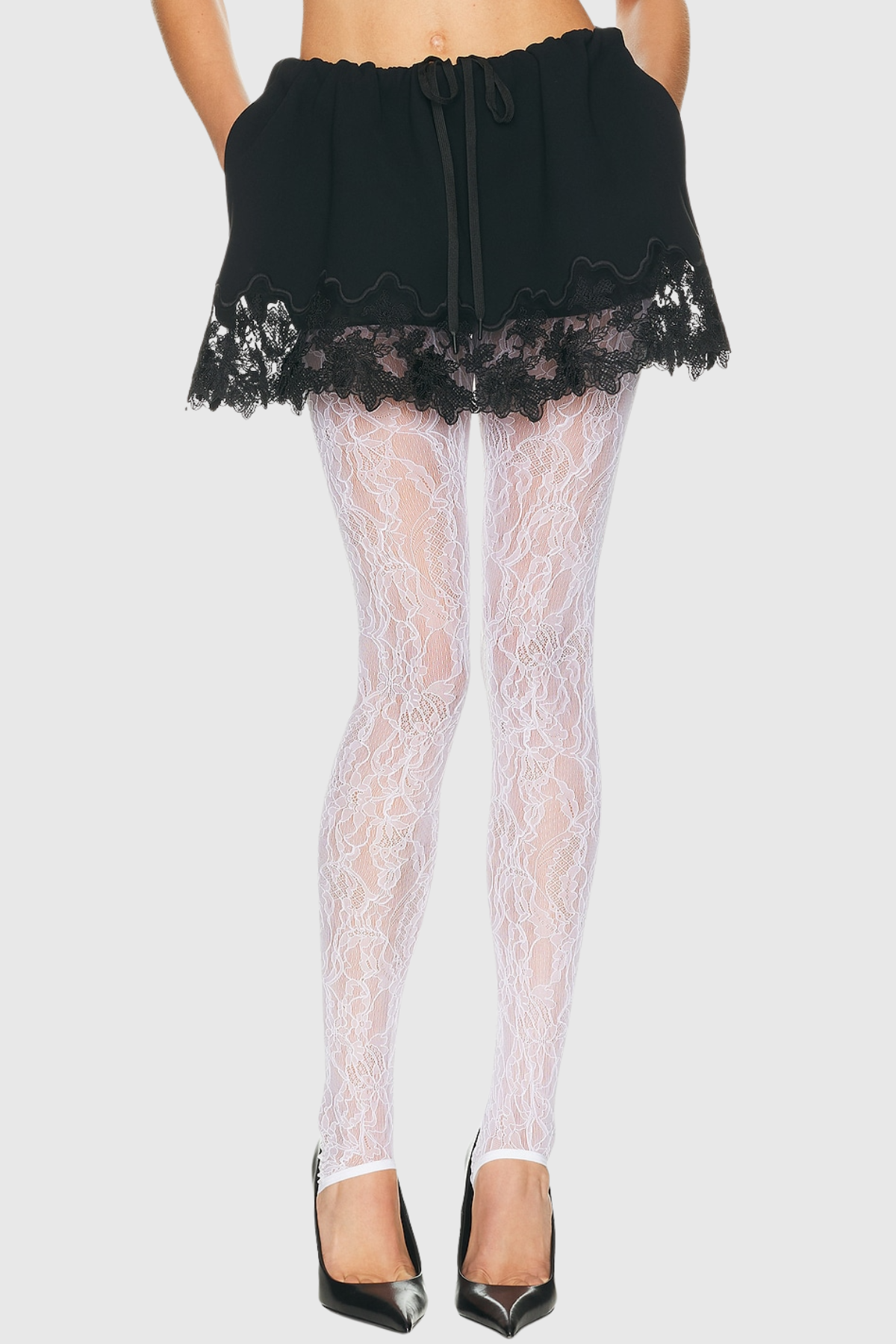 Lemuel Lace Leggings Mini Skirt