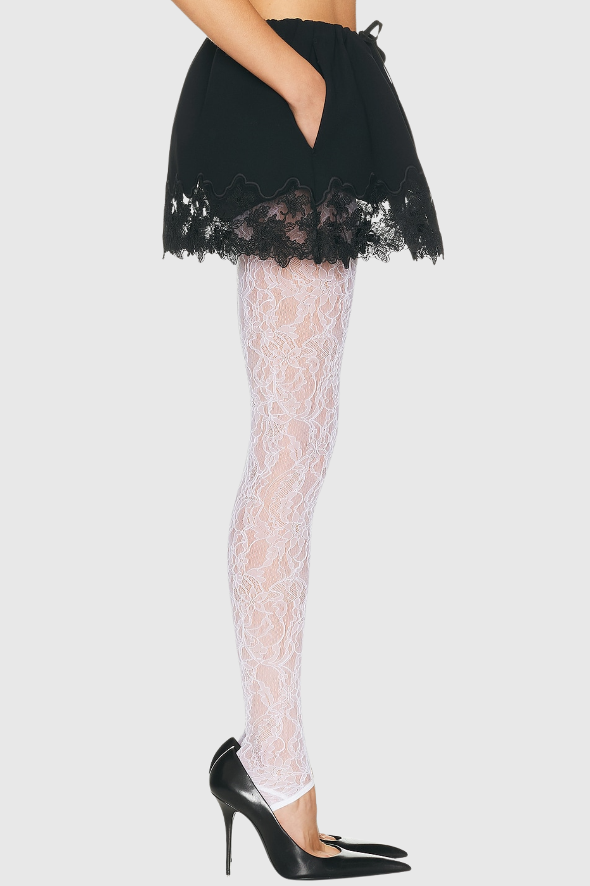 Lemuel Lace Leggings Mini Skirt