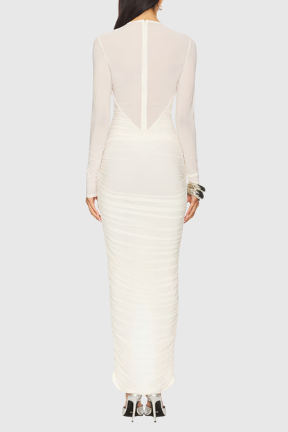 Leonor Ruched Mermaid Maxi Dress