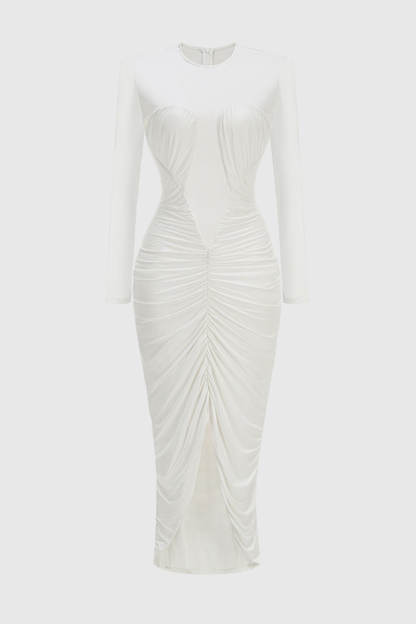 Leonor Ruched Mermaid Maxi Dress