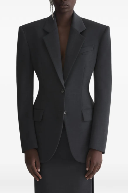 Lewaia Padded Shoulder Blazer