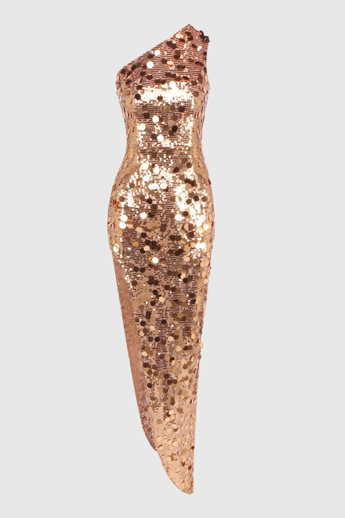 Libera Sequin One Shoulder Maxi Dress