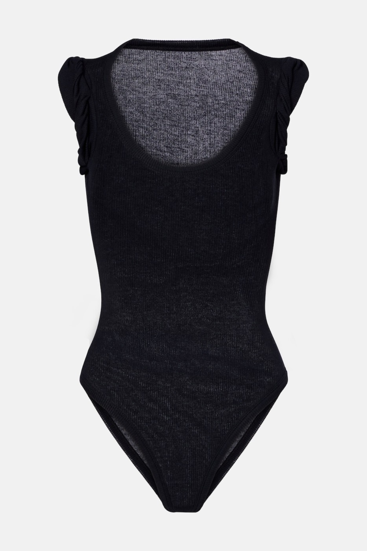 Libria Ribbed Bodysuit - Black