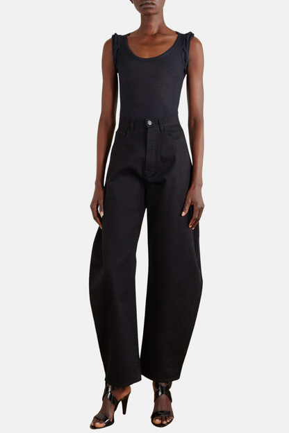 Libria Ribbed Bodysuit - Black