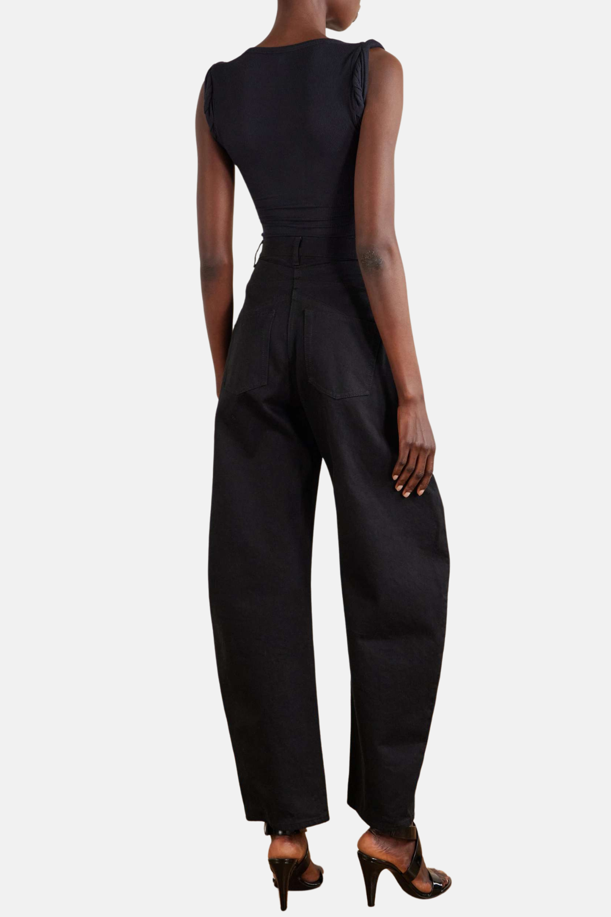 Libria Ribbed Bodysuit - Black