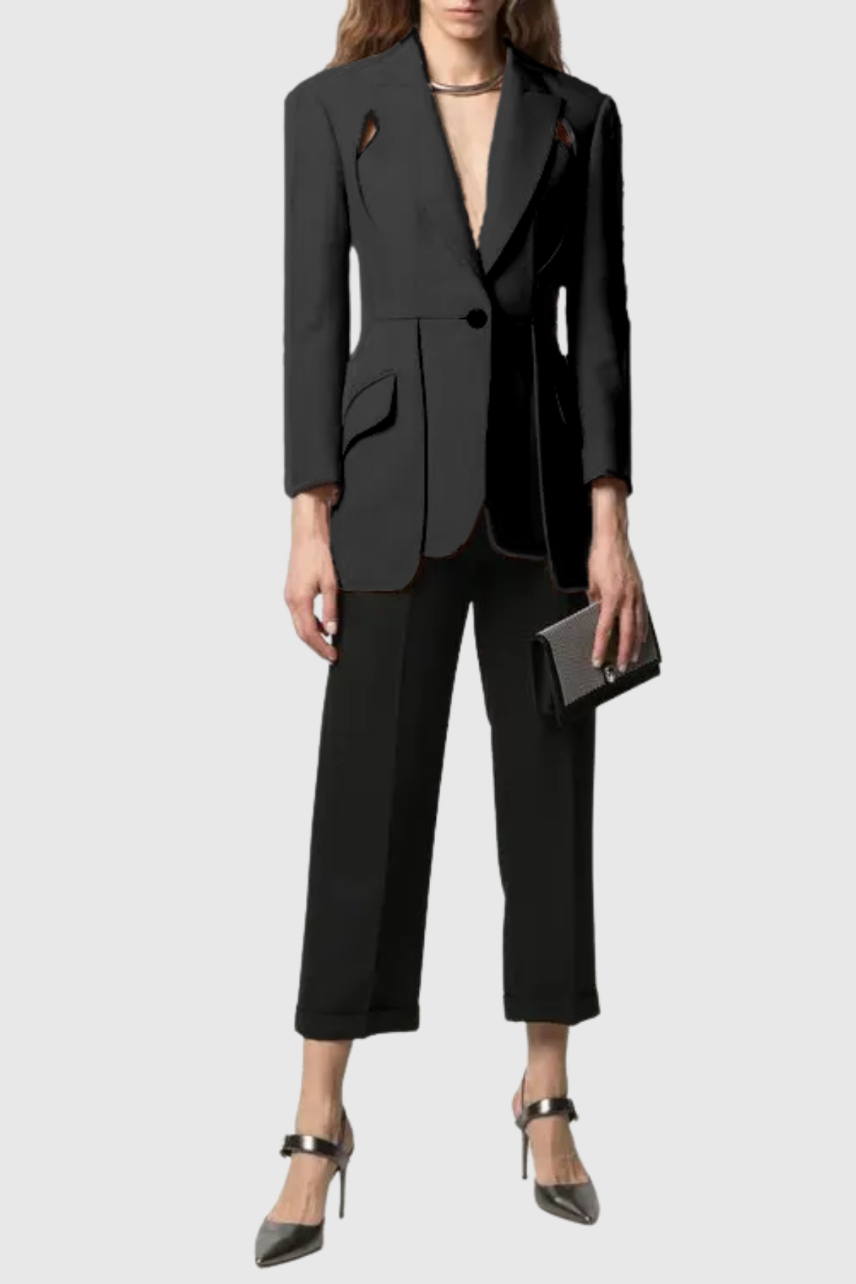 Lillira Cutout Blazer - Black