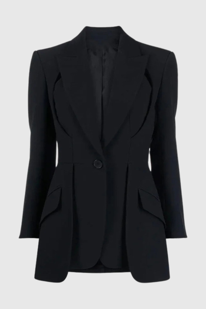 Lillira Cutout Blazer - Black