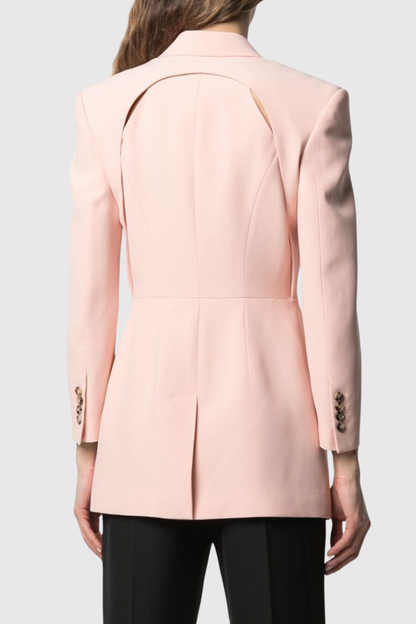 Lillira Cutout Blazer - Pink
