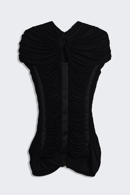 Livana Keyhole Ruched Top