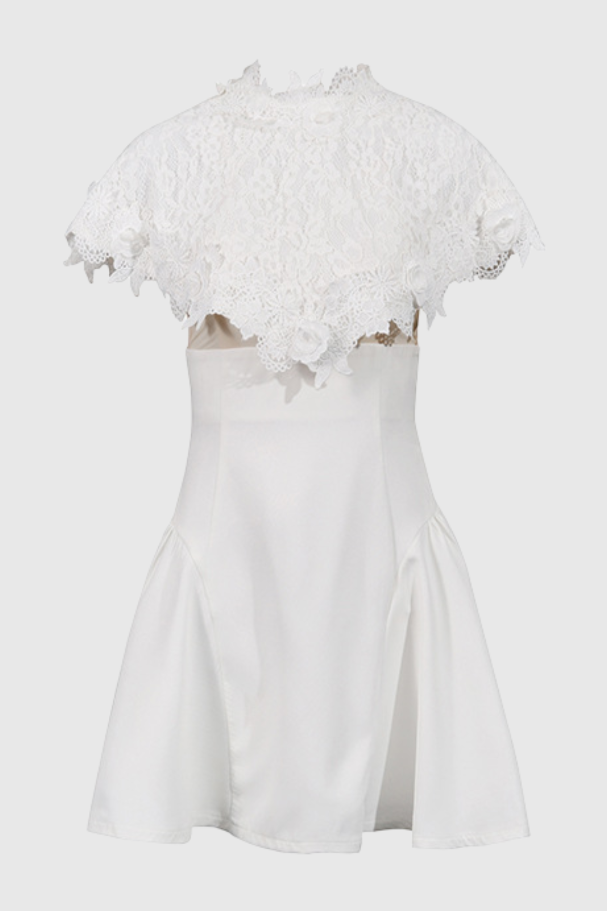 Lowen Lace Shawl Mini Dress Set