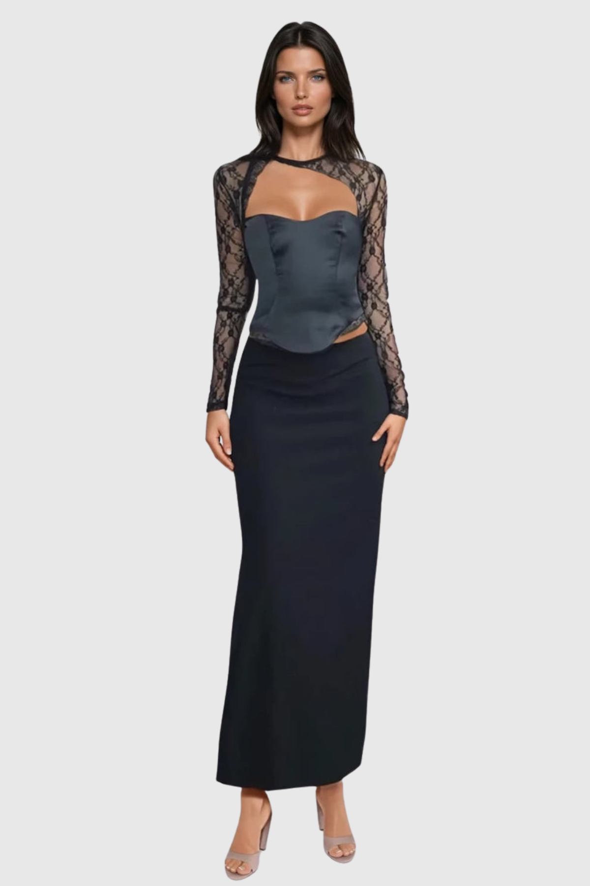 Luanz Lace Cutout Top