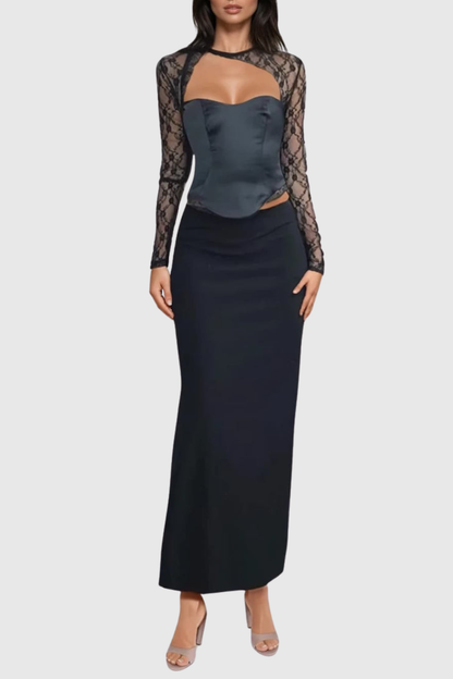 Luanz Lace Cutout Top