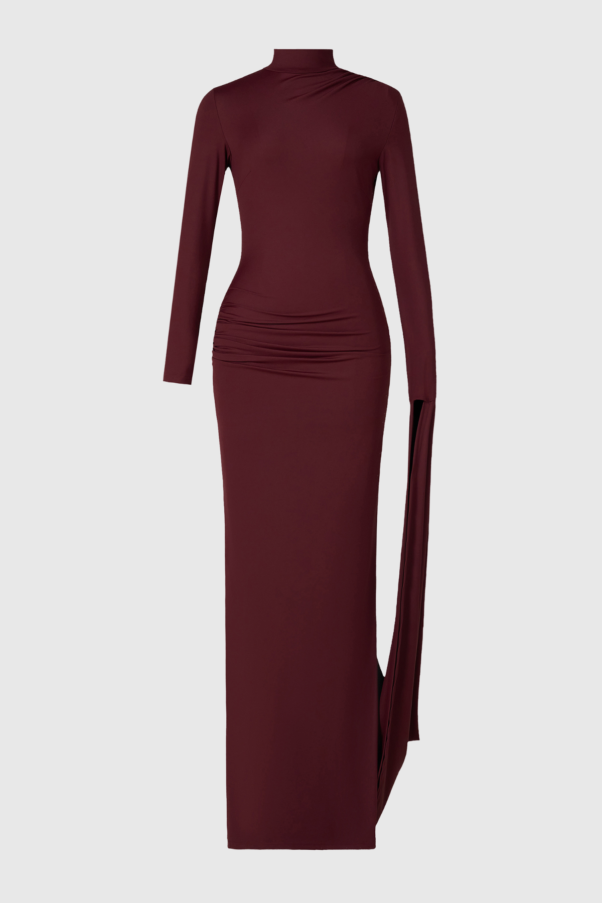 Dasani Asymmetric Sleeve Maxi Dress