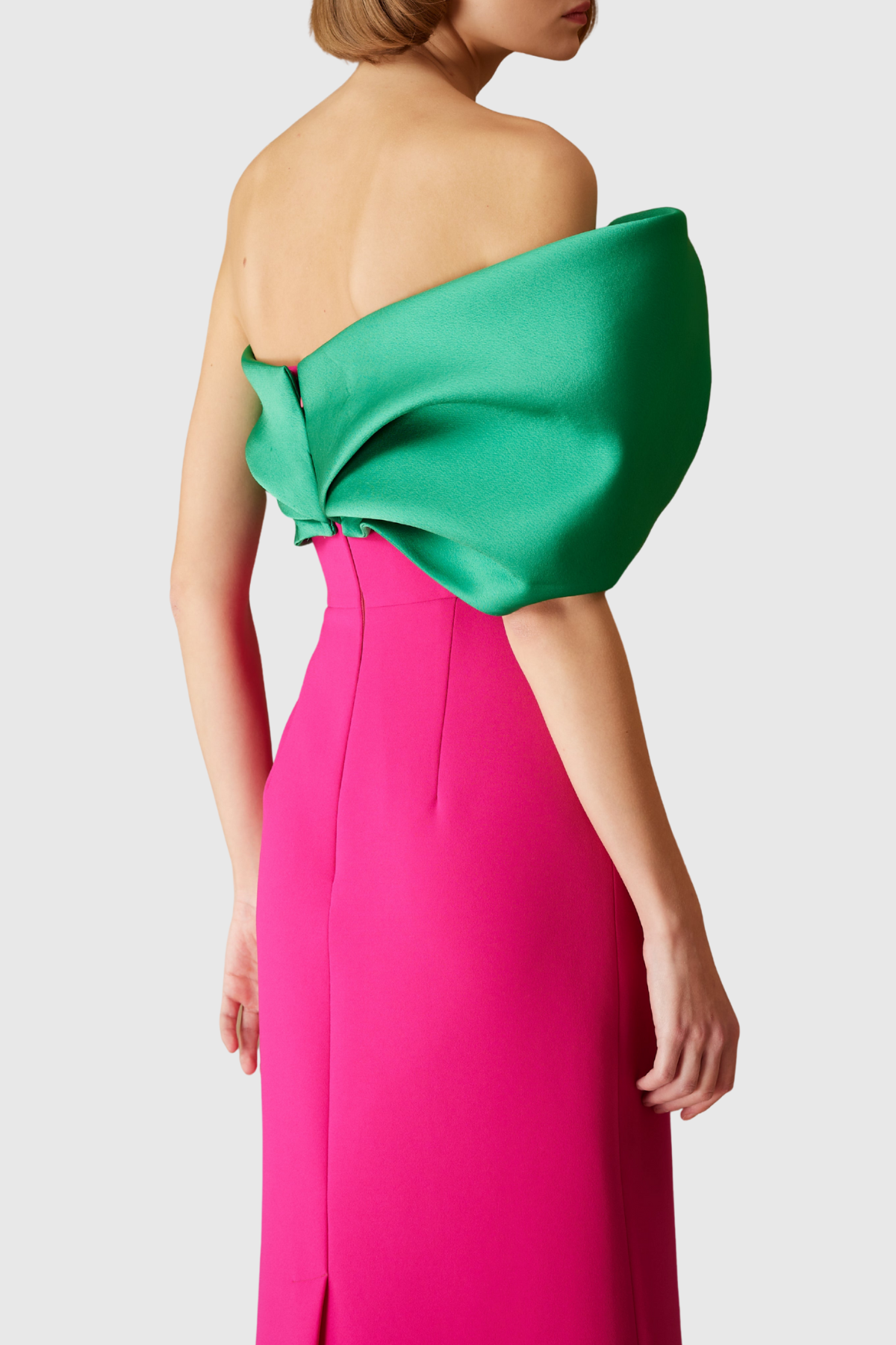 Lukas Strapless Contrast Maxi Dress