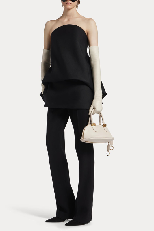 Lumina Strapless Draped Mini Dress