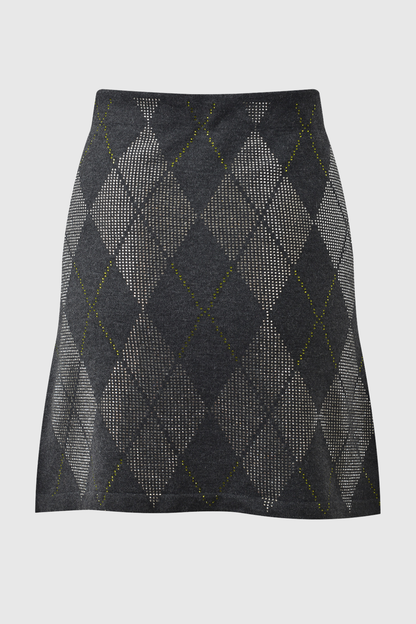Lunet Argyle Crystal Embellished Cardigan